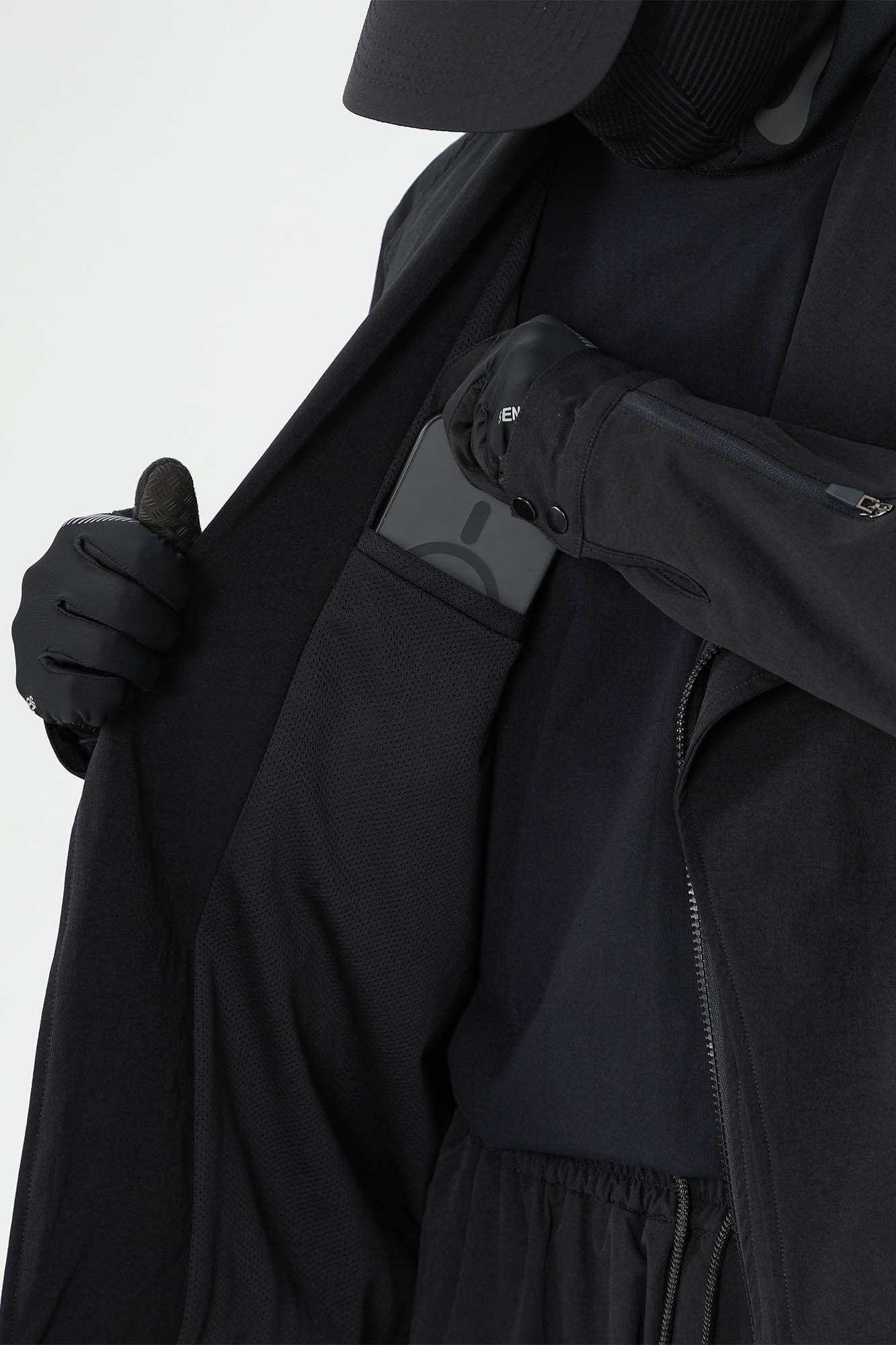 SILENSTORM Asymmetrical Double-Lapel Zipper Blazer Jacket