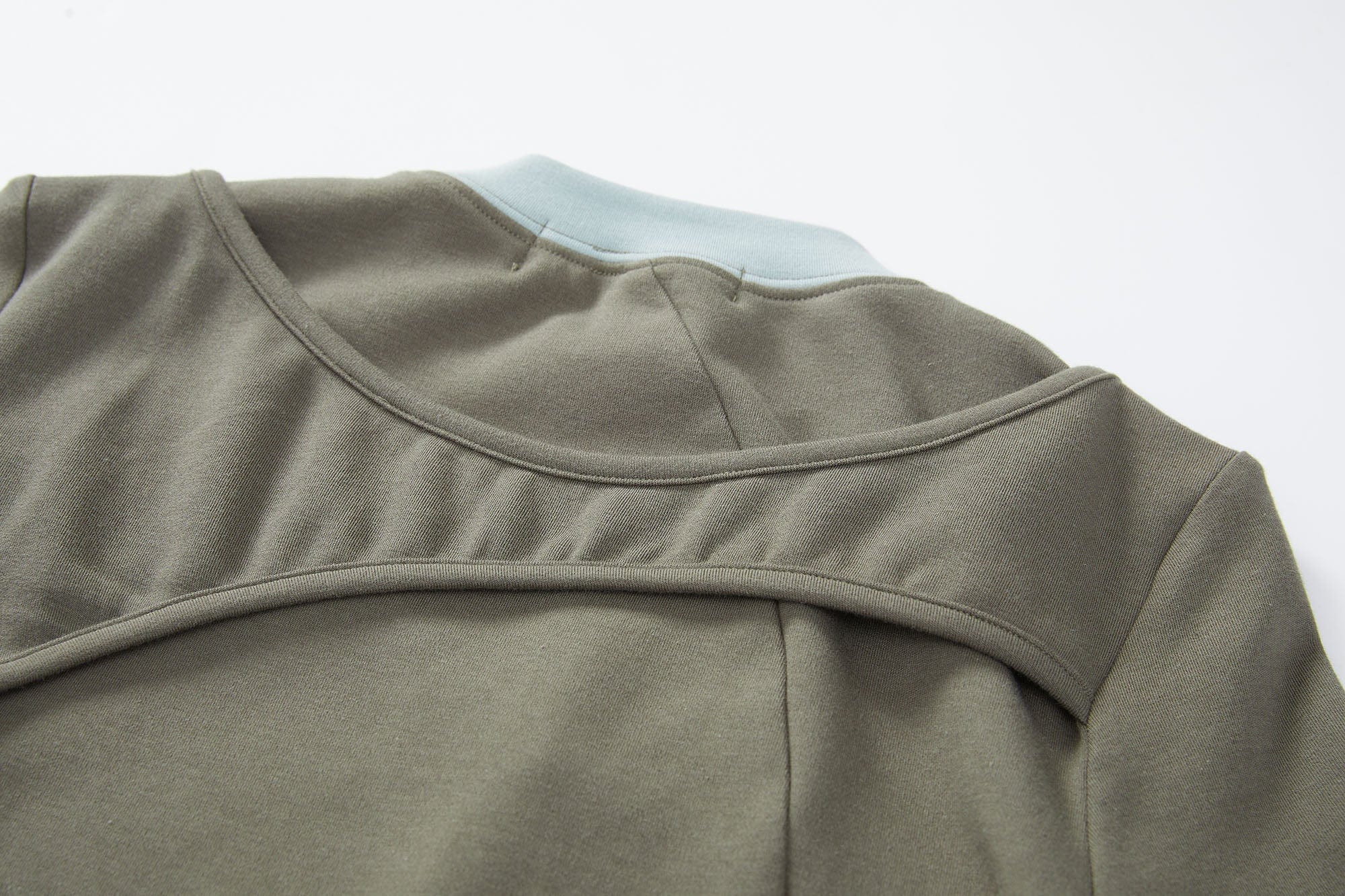 ERROR CODE ROBOT Asymmetrical Contrast Layered Long-Sleeve Tee