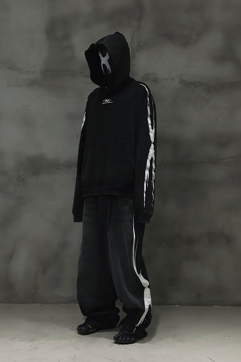 RTVG Washed Embroidered-Logo Hoodie