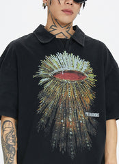F2CE Pretentious Graphics Polo T-Shirt