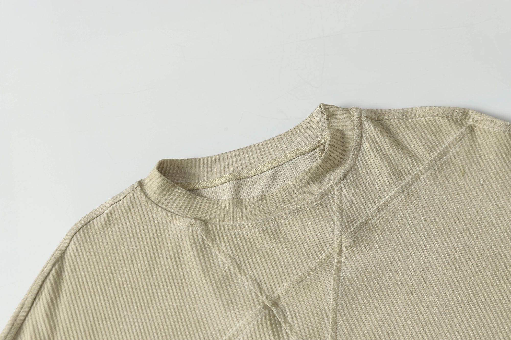 CLP Asymmetrical Spliced Slim Fit Long-Sleeve Tee