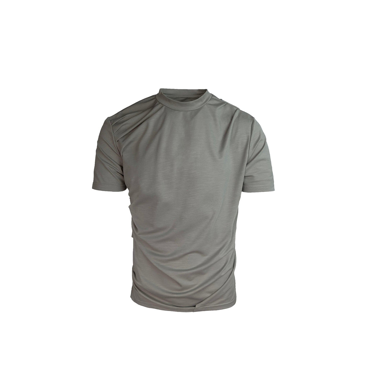 SSIN7 Essential Drape Texture Mock T-Shirt