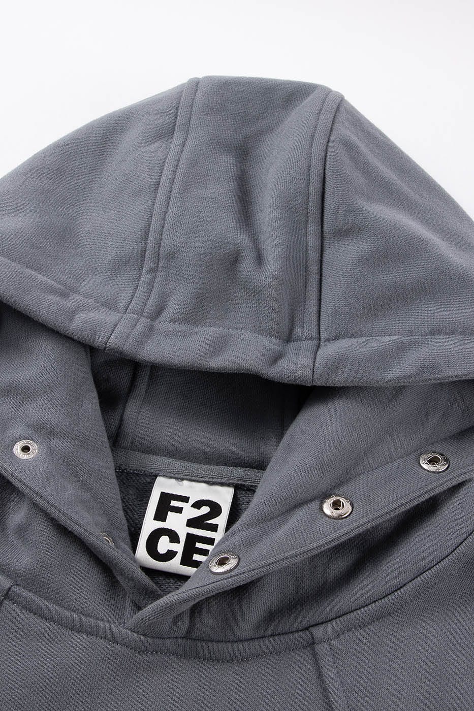 F2CE Deconstructed Spliced Buttoned Hoodie
