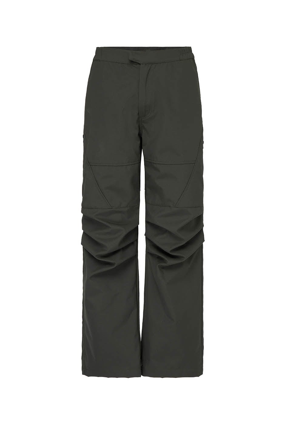 F2CE Deconstructed Crinkled Zipper Pants