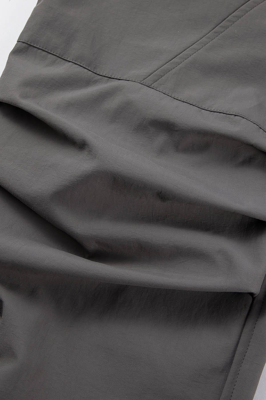 F2CE Deconstructed Crinkled Zipper Pants