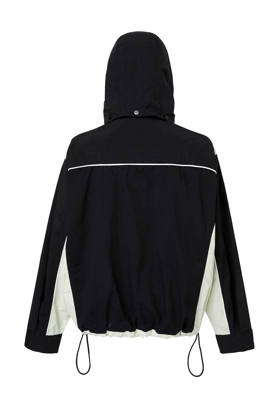 F2CE Deconstructed Detachable-Hood Color-Block Windbreaker