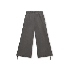 BONELESS Star Patchwork Drawstring Wide-Leg Cargo Pants