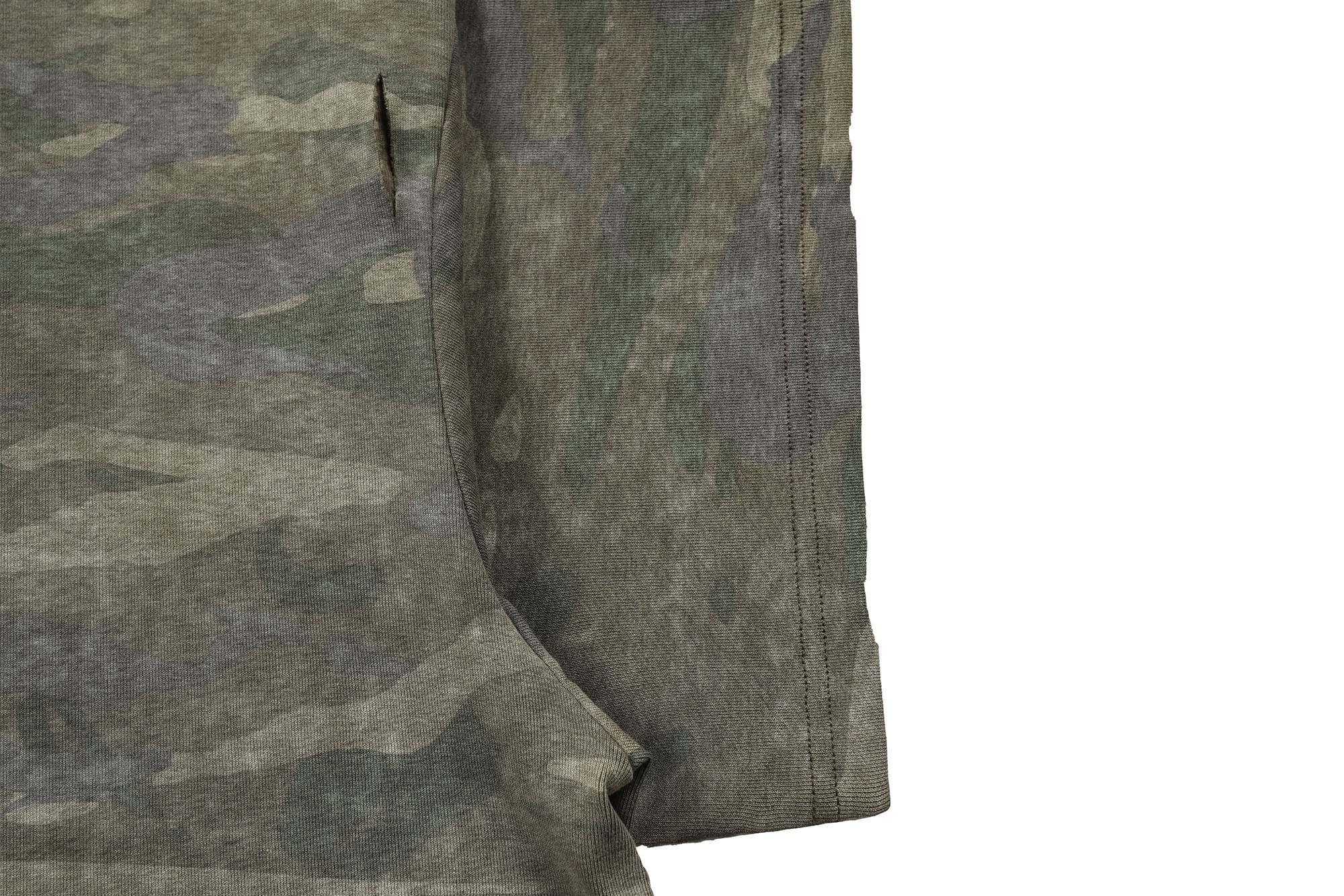 UNDERWATER Distressed Camo Oversized T-Shirt