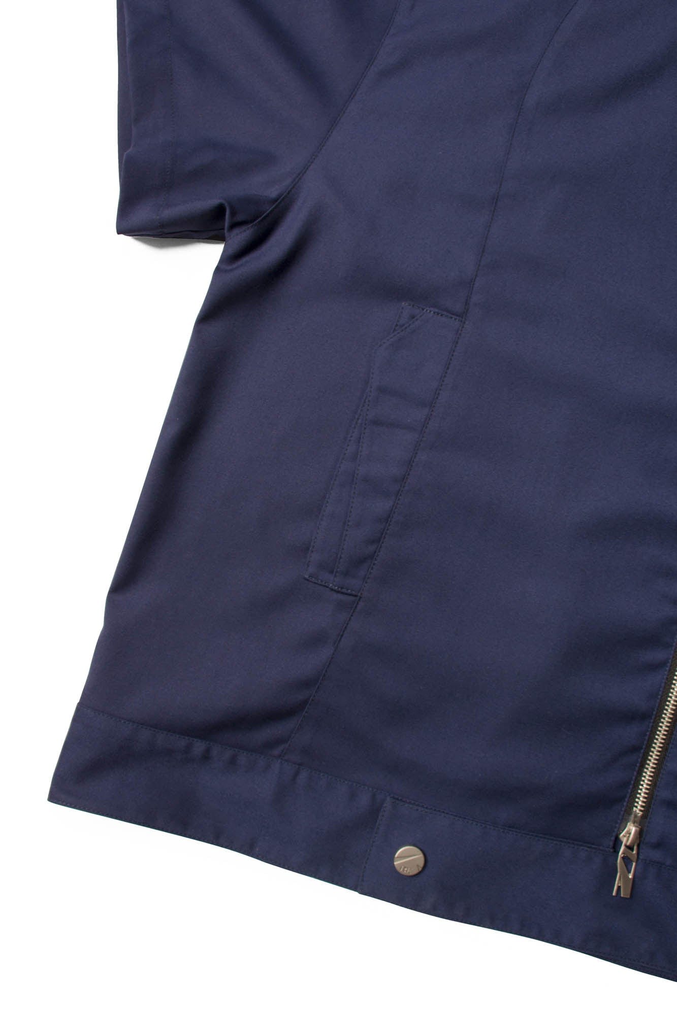 RELABEL Utility Stand Collar Half-Sleeve Jacket