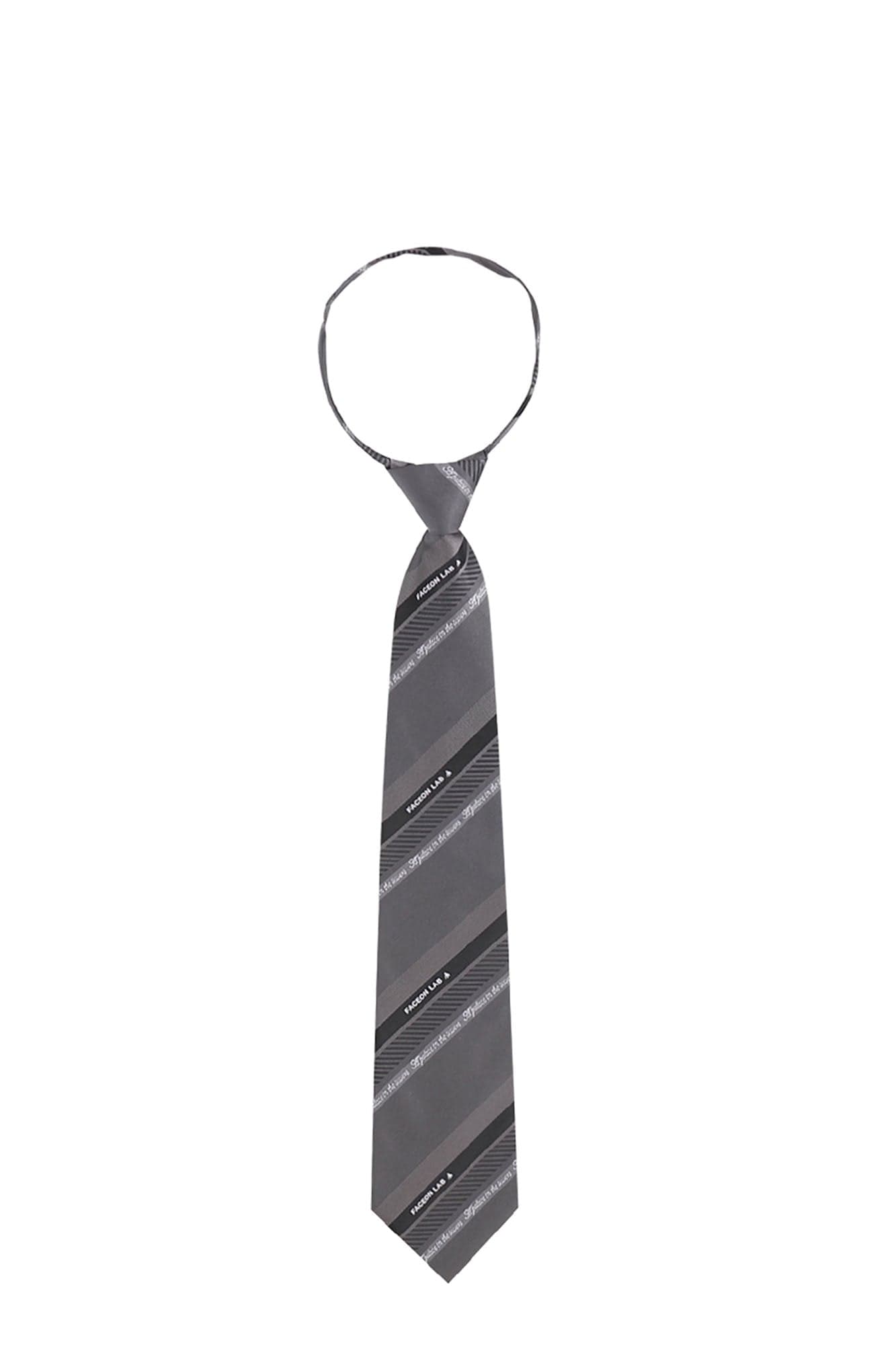 FACEONLAB Slanted Striped Zip Tie
