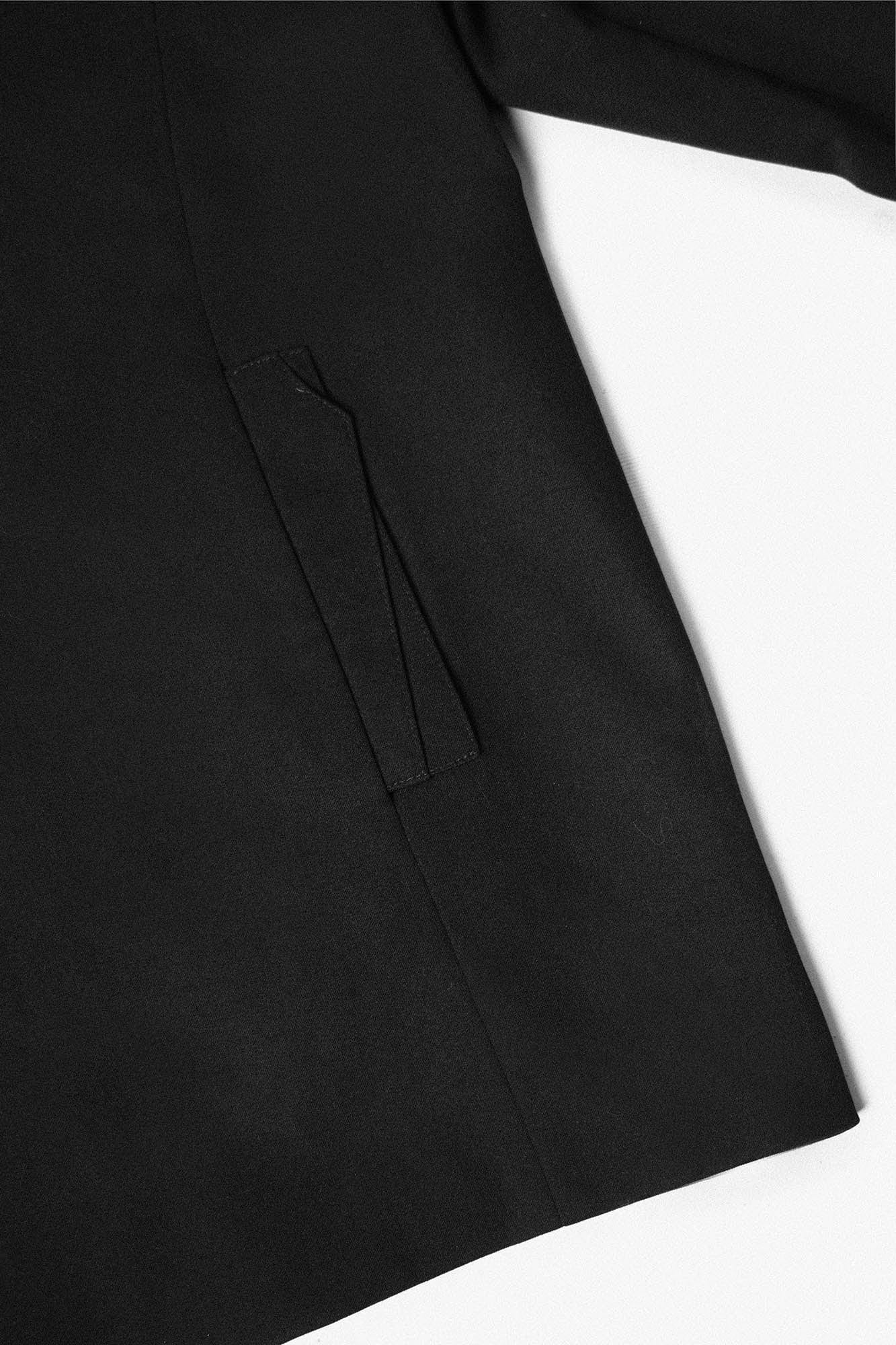 RELABEL Detachable-Collar Wool-Blended Pleated Blazer