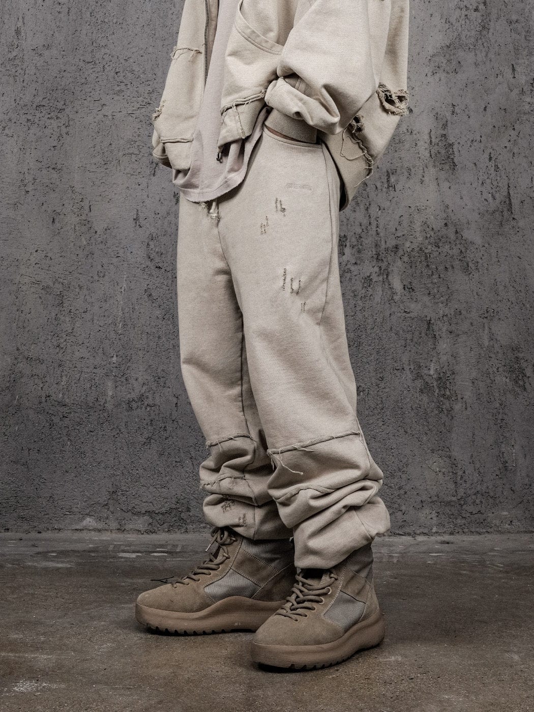 UNDERWATER Wasteland Ripped Spliced Jogger