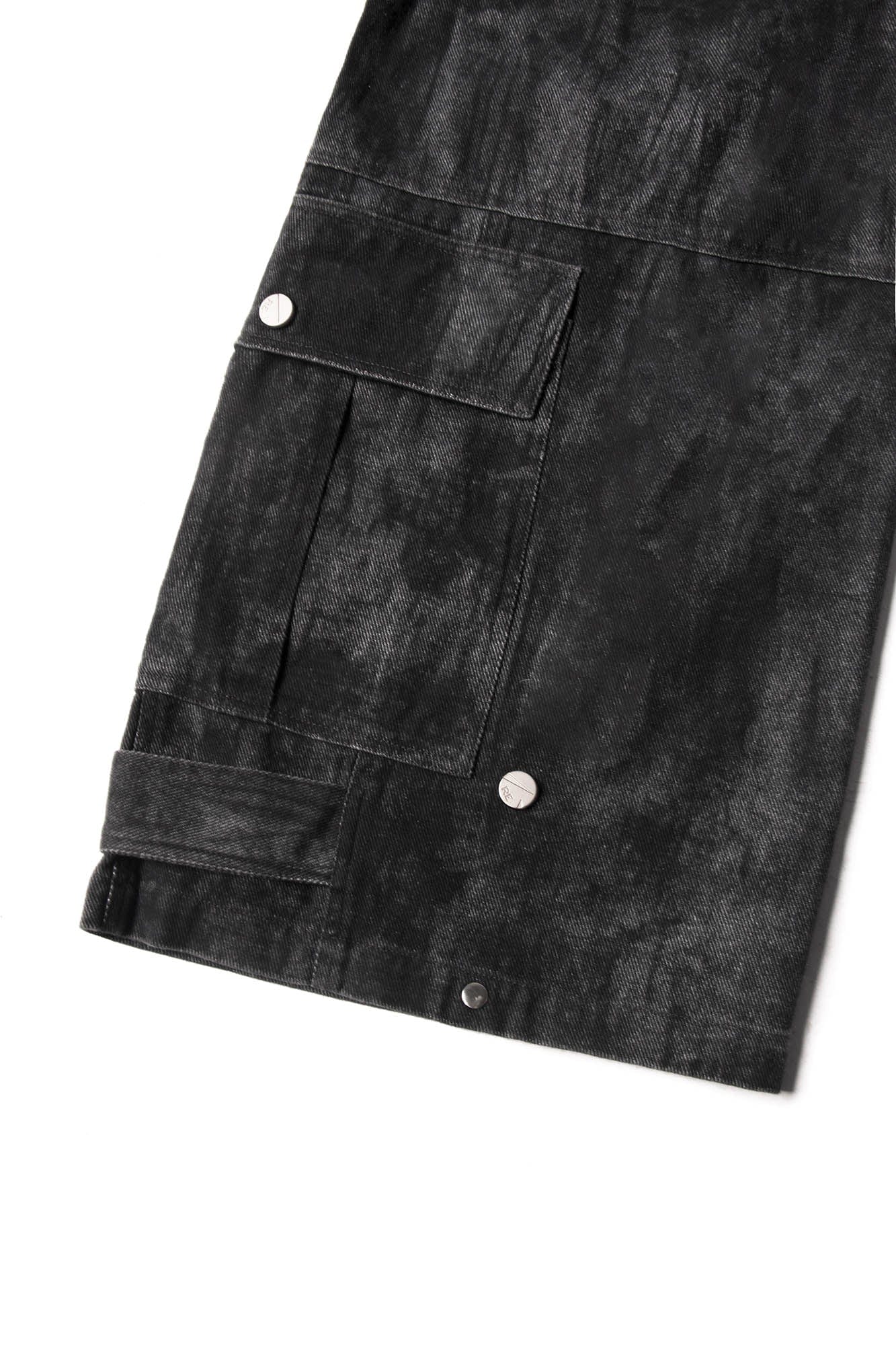 RELABEL Tie-Dye Multi-Pocket Pleated Straps Cargo