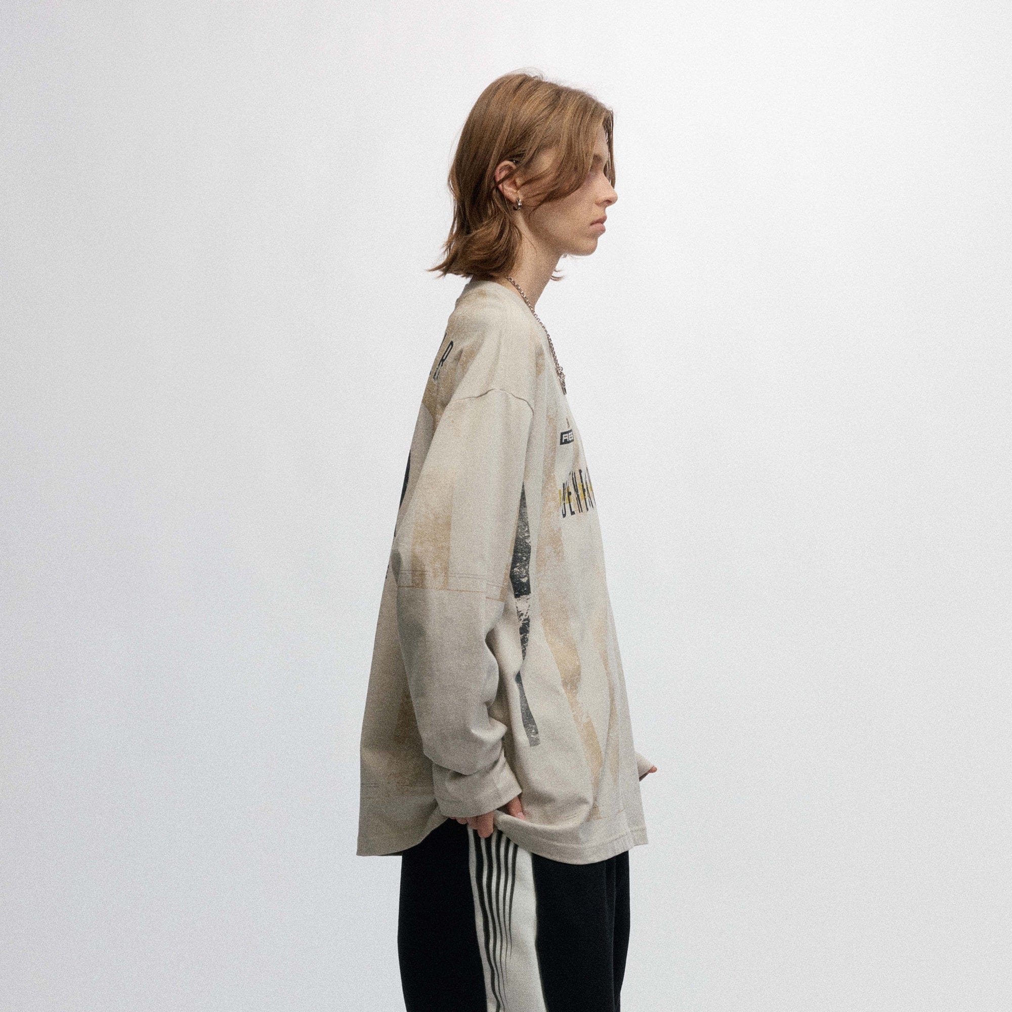 OVDY Retro Distressed Long-Sleeve Jersey
