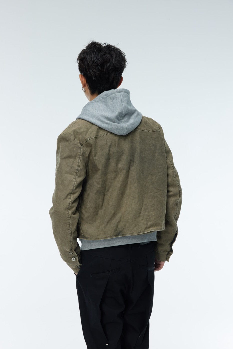 WHISTLEHUNTER Faded Cropped Jacket