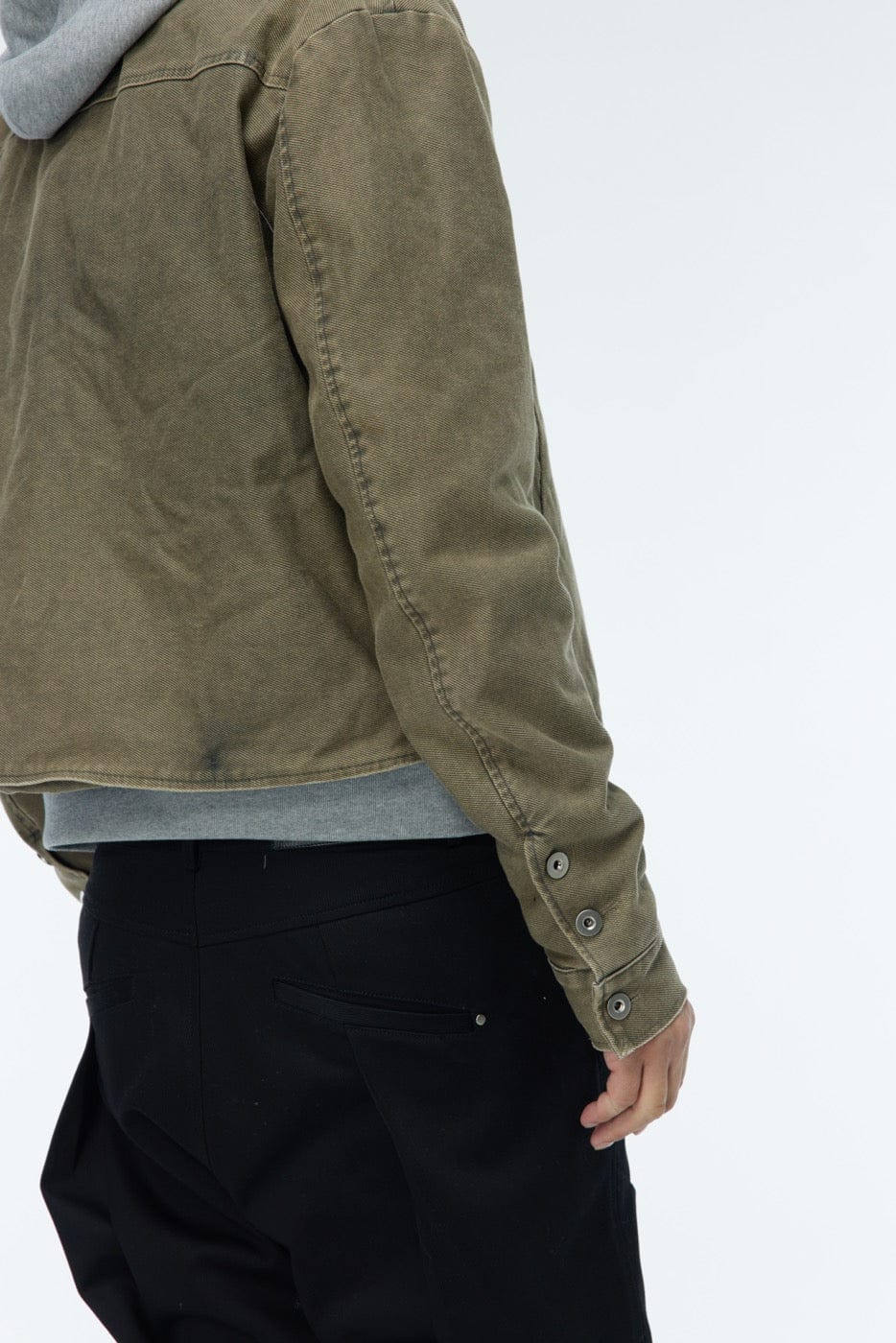 WHISTLEHUNTER Faded Cropped Jacket