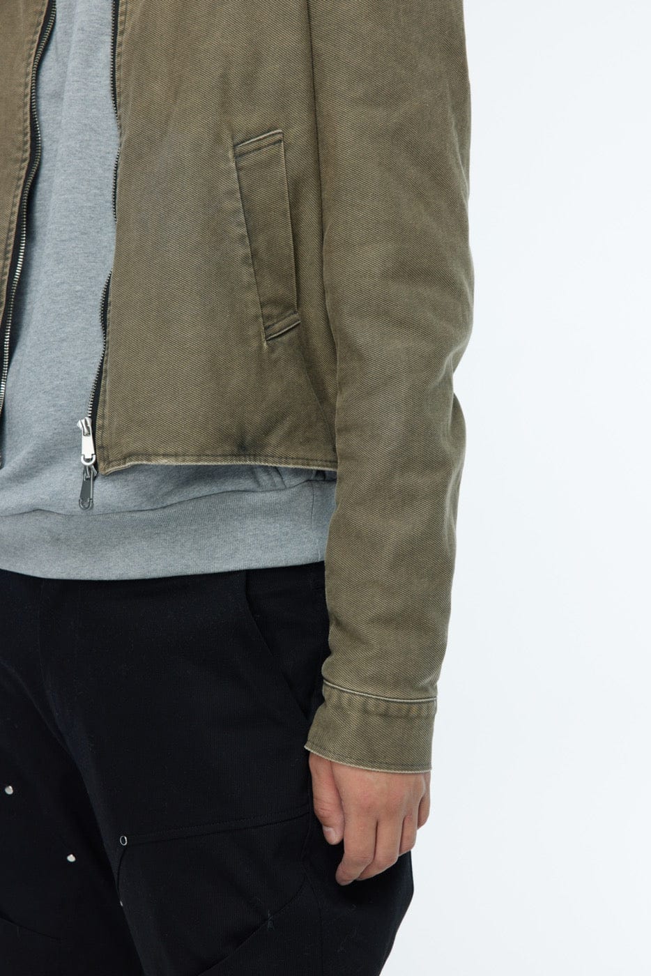 WHISTLEHUNTER Faded Cropped Jacket