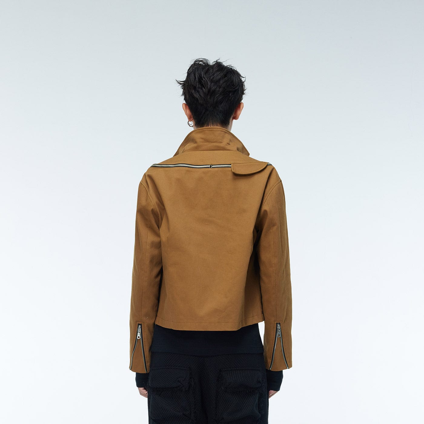 WHISTLEHUNTER Asymmetrical Zippers Jacket