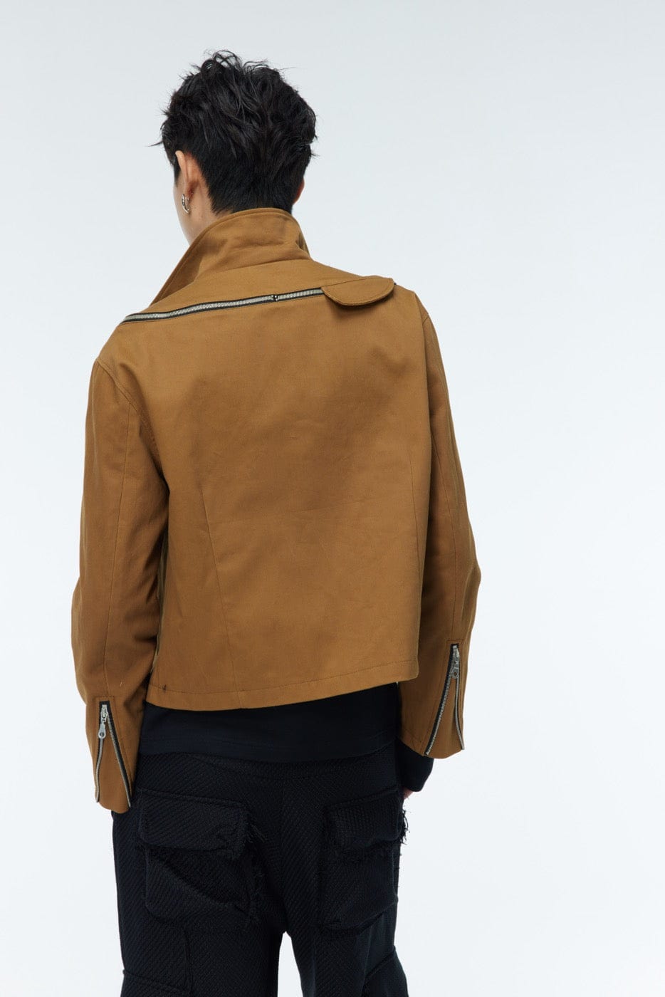 WHISTLEHUNTER Asymmetrical Zippers Jacket