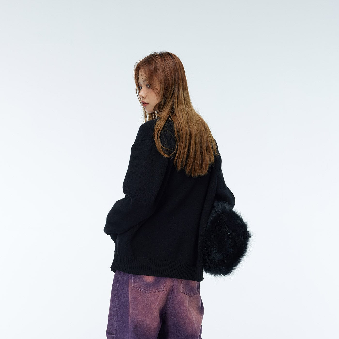 WHISTLEHUNTER Embroidered Logo Cardigan