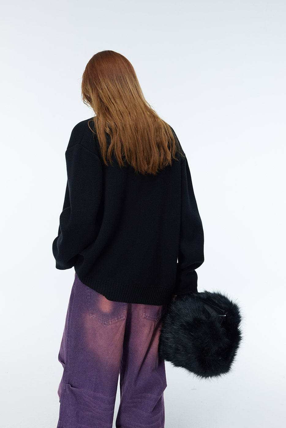 WHISTLEHUNTER Embroidered Logo Cardigan