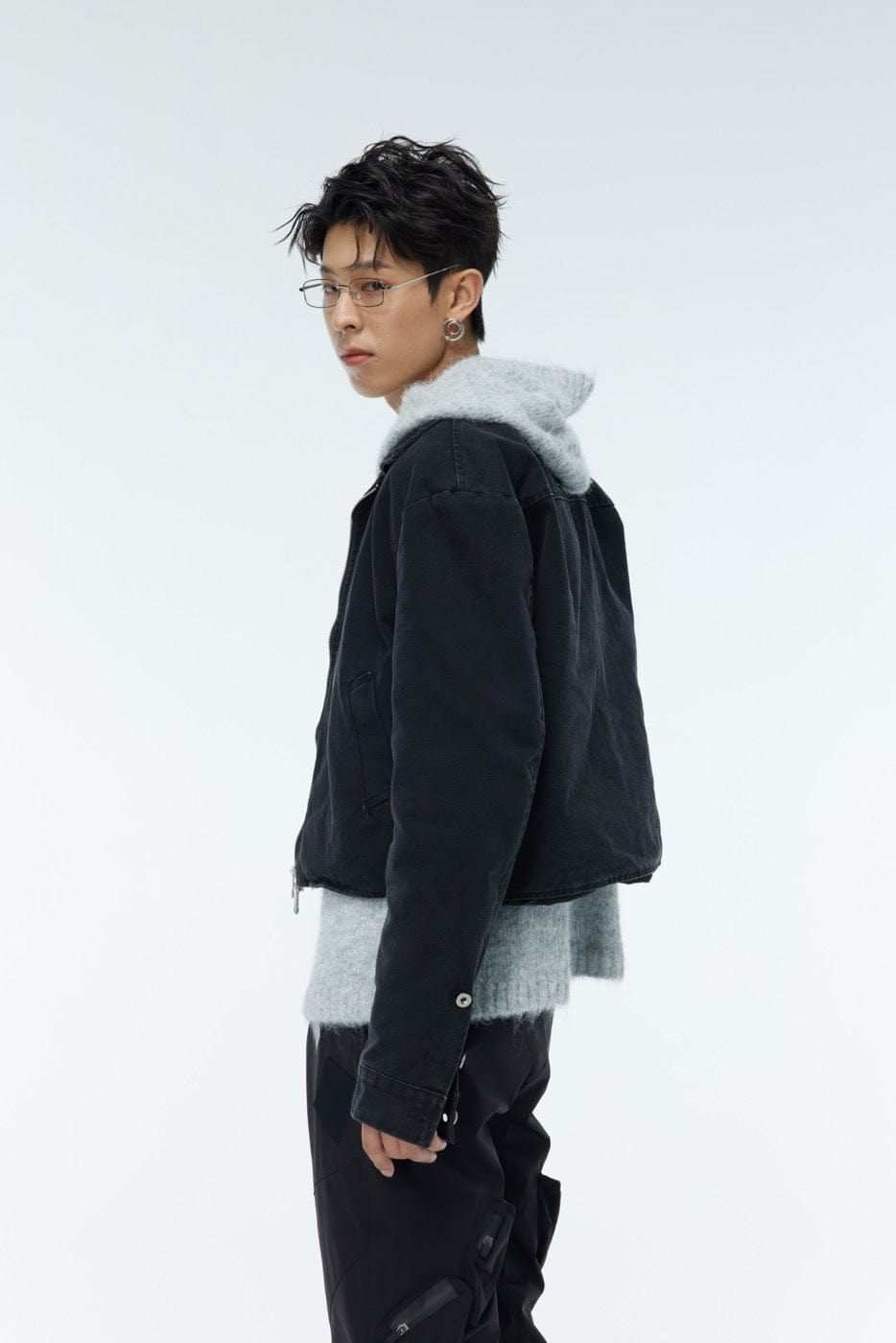 WHISTLEHUNTER Faded Cropped Jacket