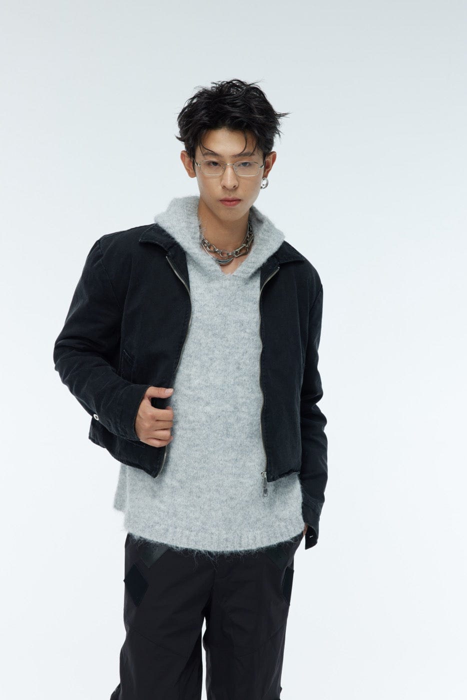 WHISTLEHUNTER Faded Cropped Jacket