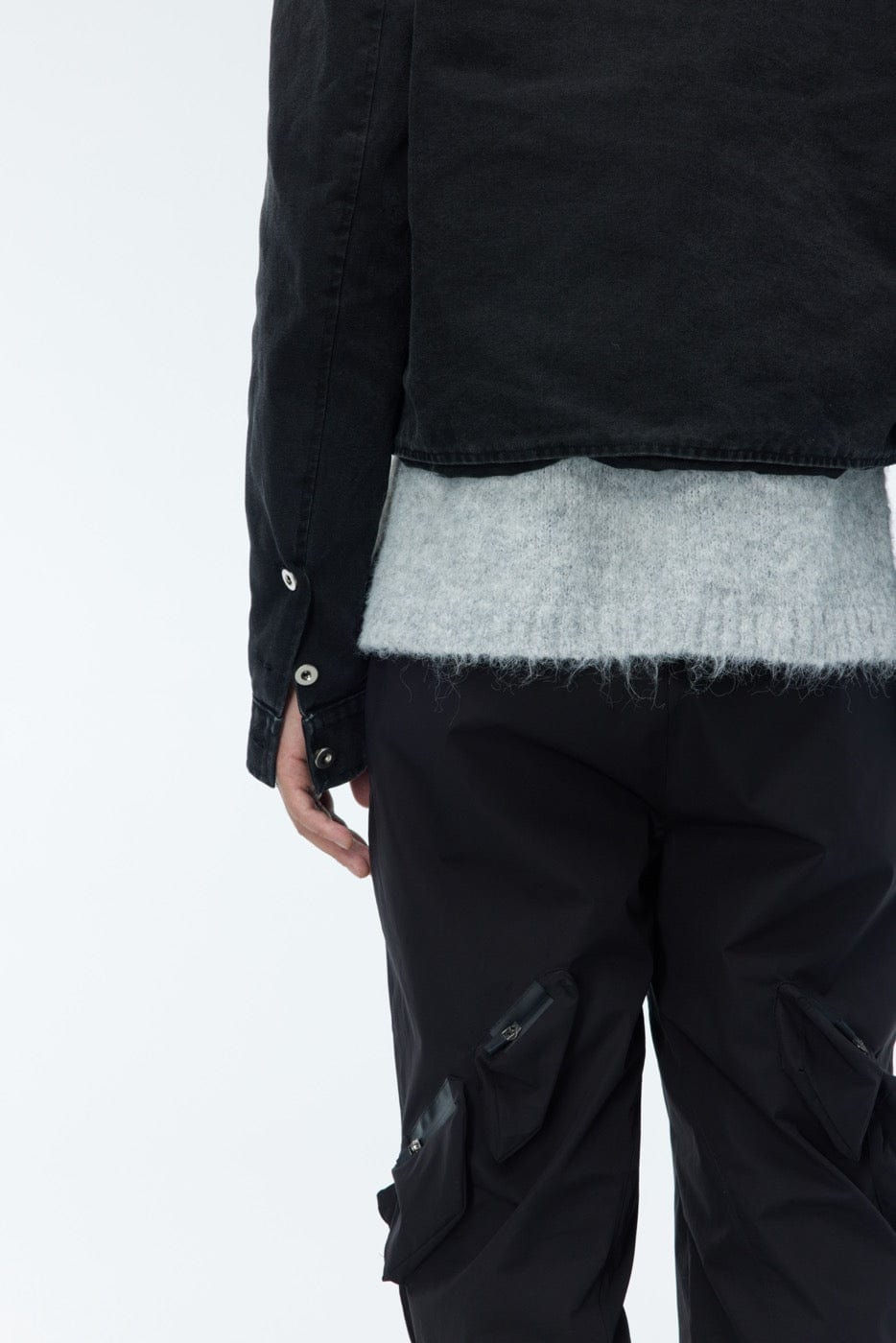 WHISTLEHUNTER Faded Cropped Jacket
