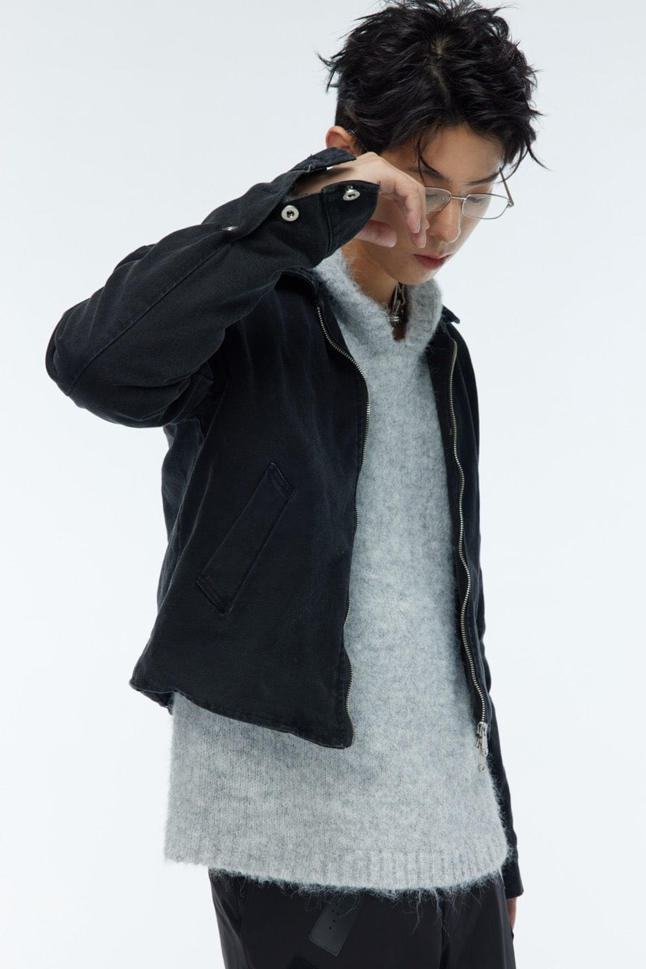 WHISTLEHUNTER Faded Cropped Jacket