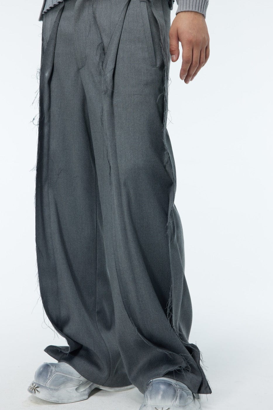 WHISTLEHUNTER Spliced Raw Edge Trousers