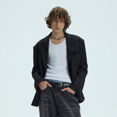 WHISTLEHUNTER Distressed Ripped Blazer