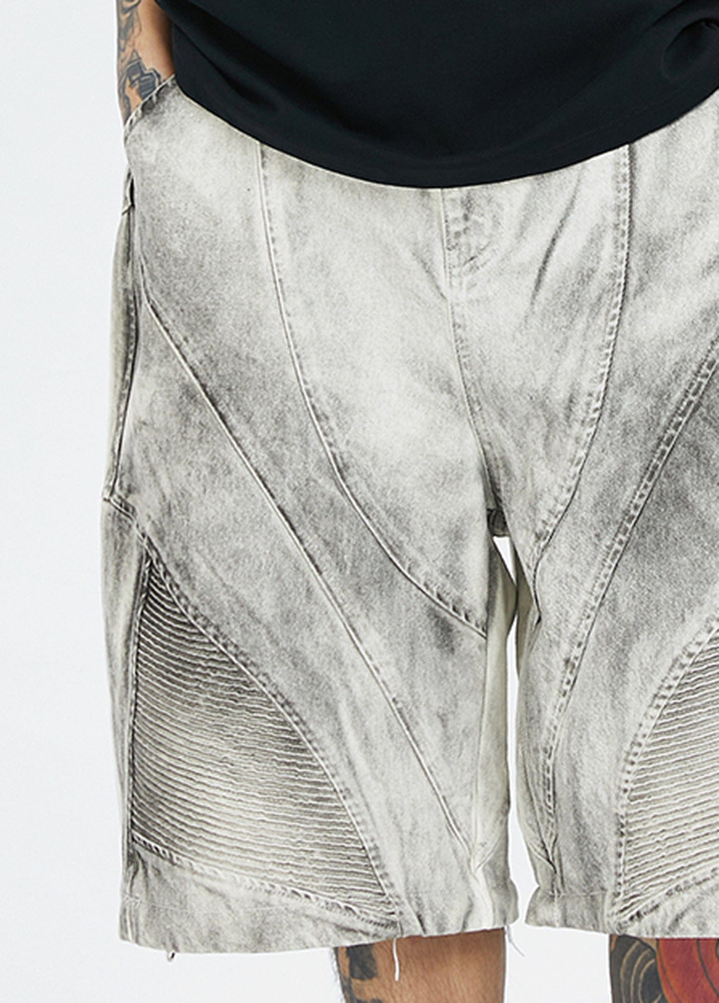 F2CE Distressed Detachable Parachute Pants