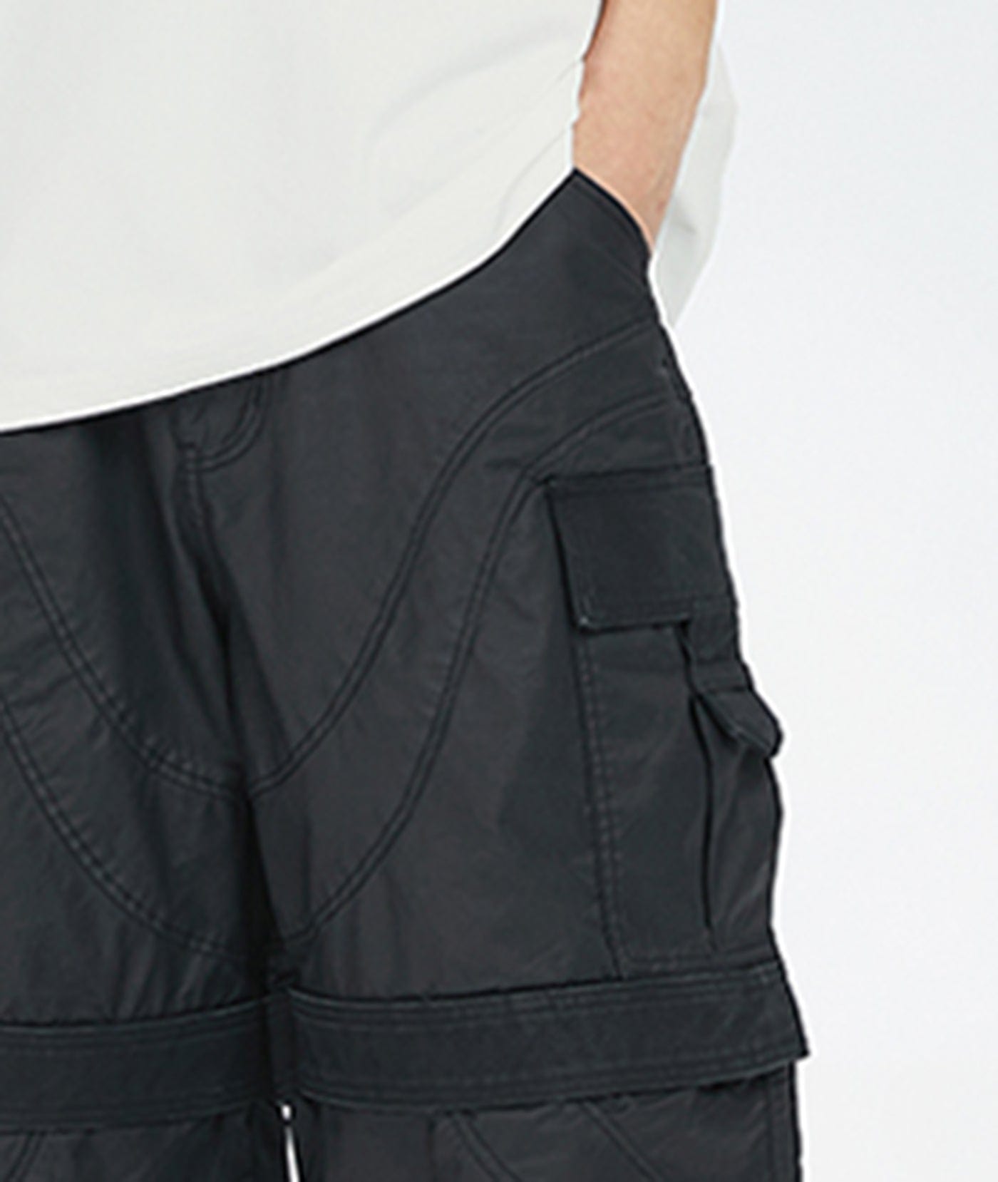 F2CE Spliced Big Pocket Waxed Shorts