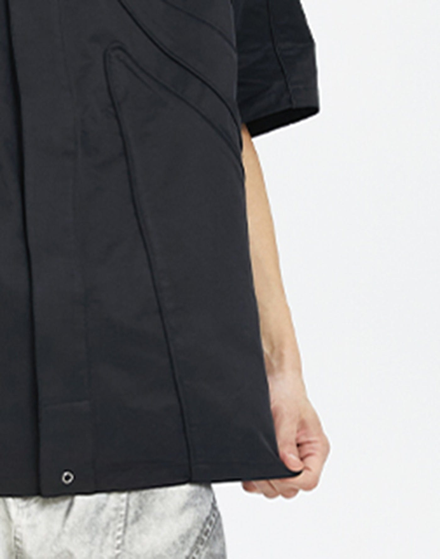 F2CE Spliced Metal Logo Half Shirt