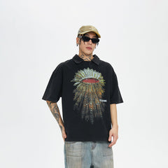 F2CE Pretentious Graphics Polo T-Shirt