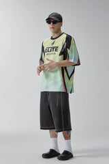 F2CE Contrast Spliced Quick-Dry Racing T-Shirt