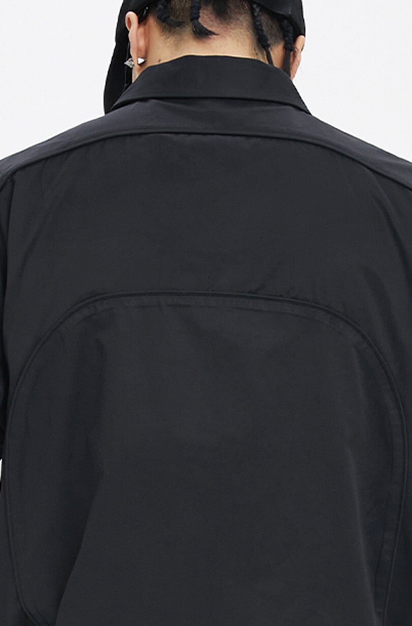 F2CE Spliced Metal Logo Half Shirt