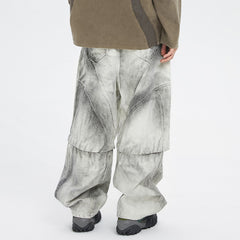 F2CE Distressed Detachable Parachute Pants