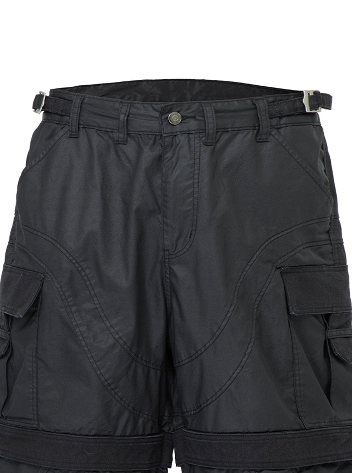 F2CE Spliced Big Pocket Waxed Shorts