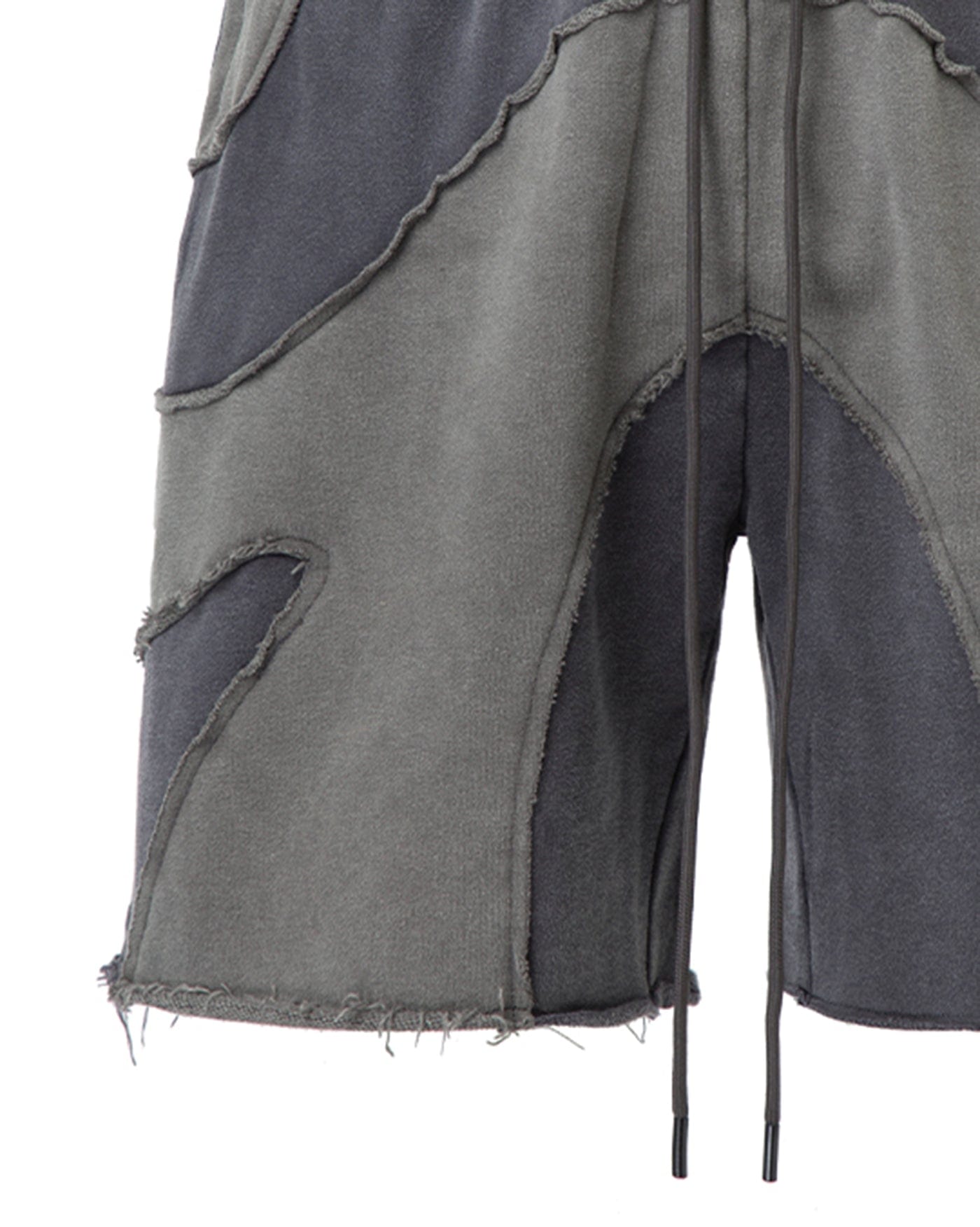 F2CE Distressed Spliced Shorts