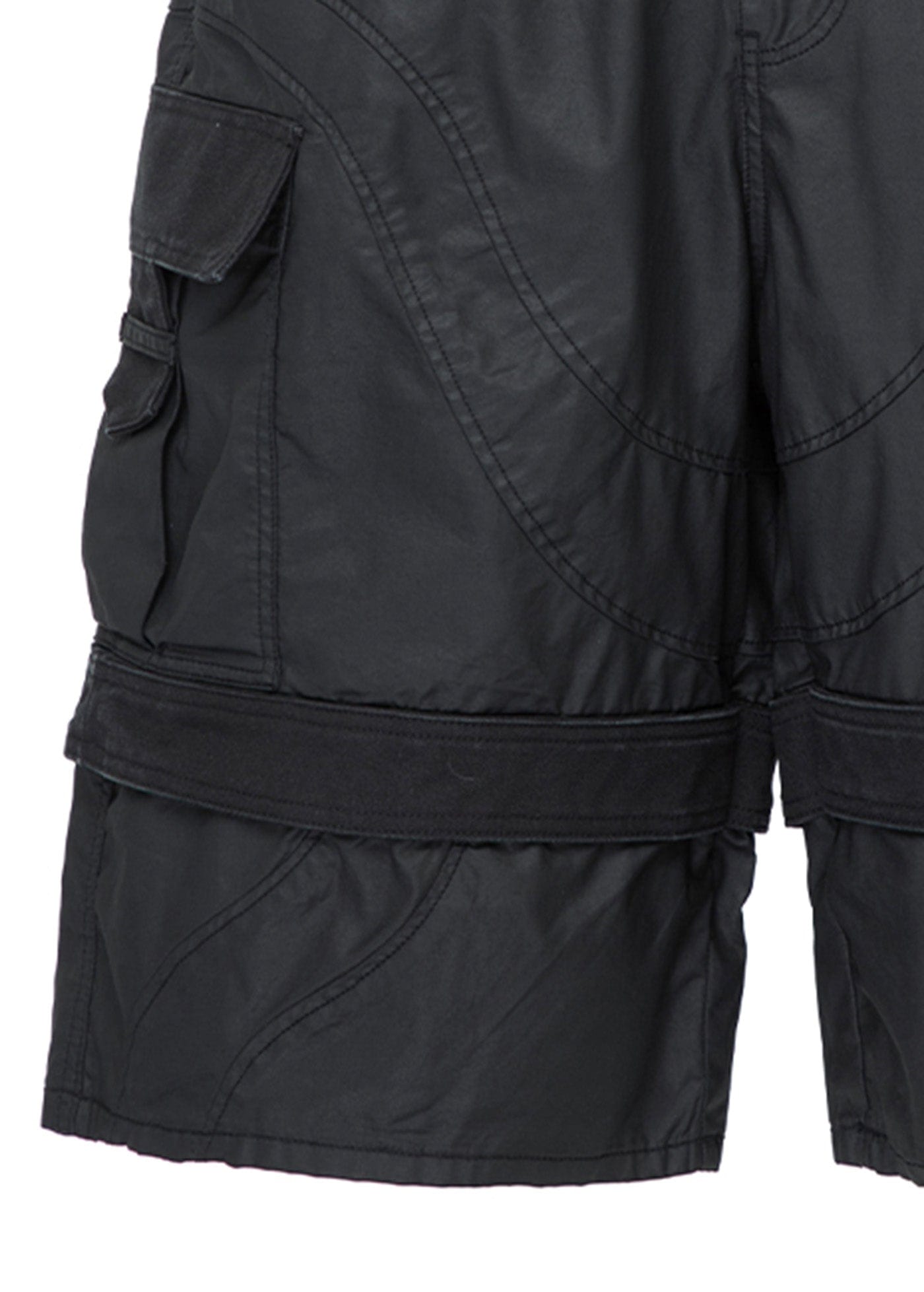 F2CE Spliced Big Pocket Waxed Shorts