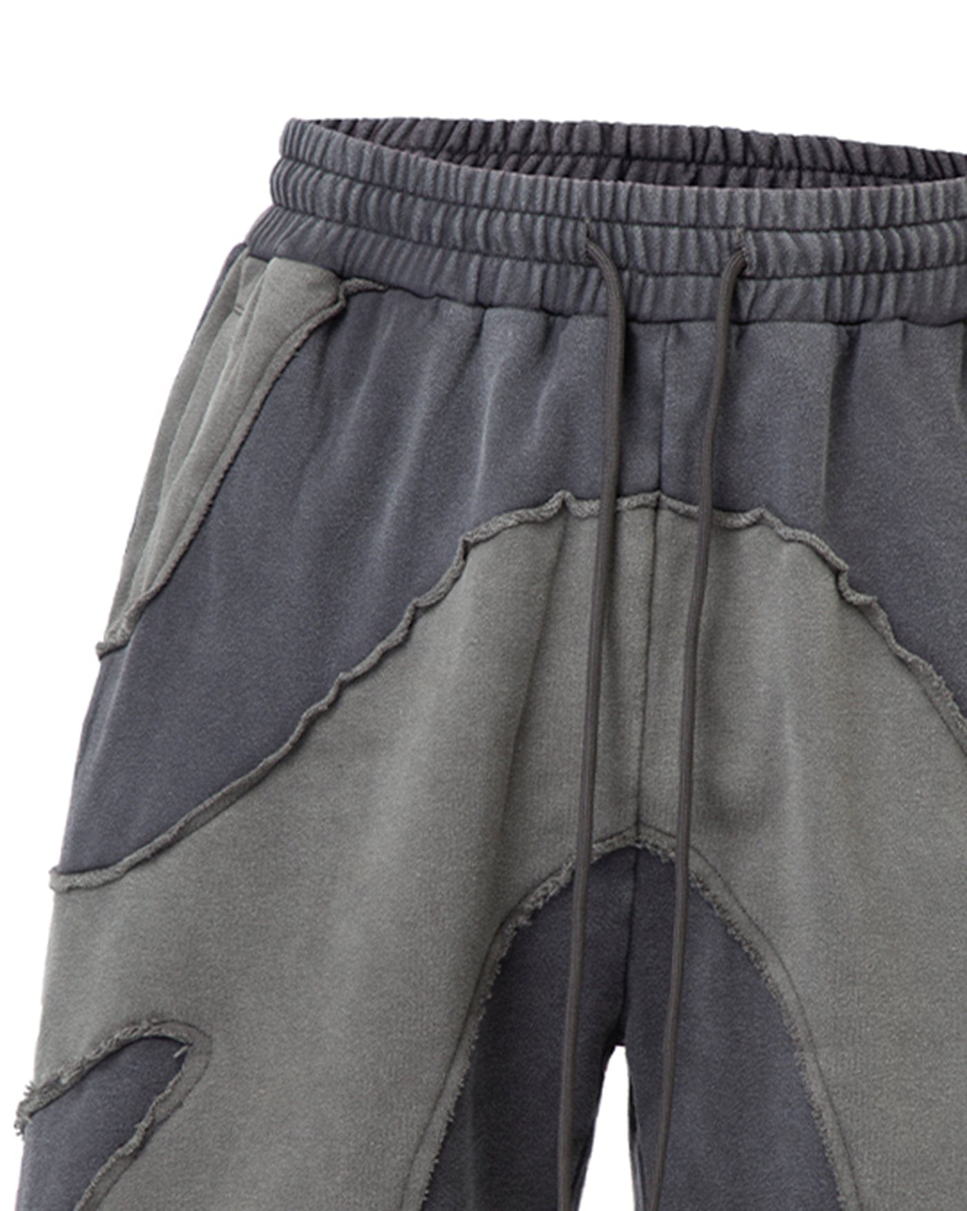 F2CE Distressed Spliced Shorts