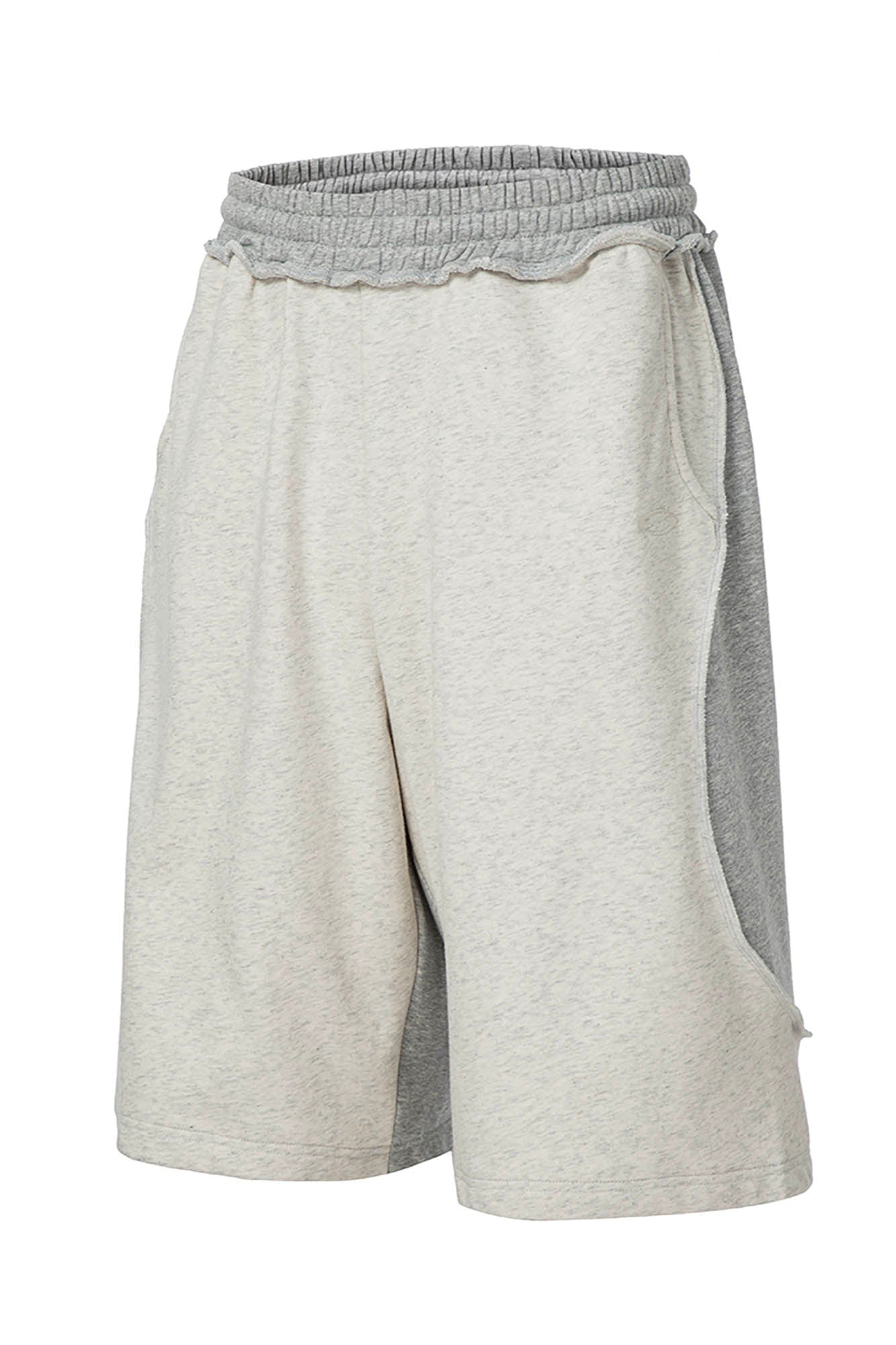 F2CE Curved Spliced Contrast Shorts