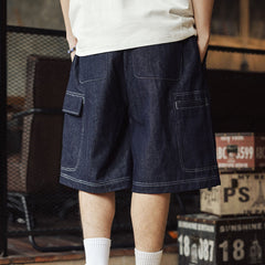 BANANA CLUB Essential Multi-Pocket Raw Shorts