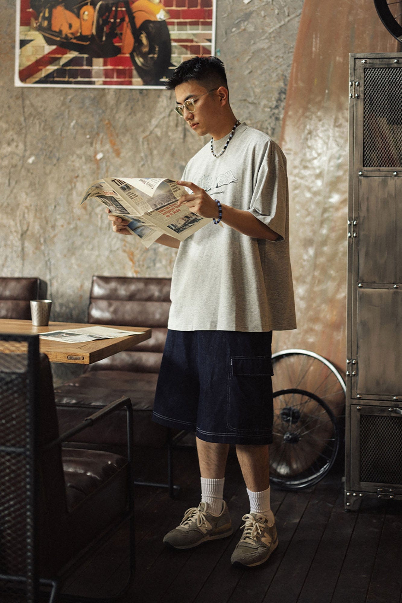 BANANA CLUB Essential Multi-Pocket Raw Shorts