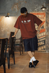 BANANA CLUB Newspaper Graphic Sorona Oversized T-Shirt