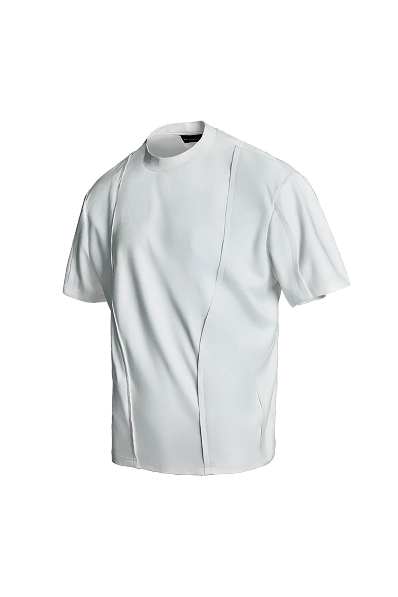SSIN7 Suede Arc Spliced T-Shirt