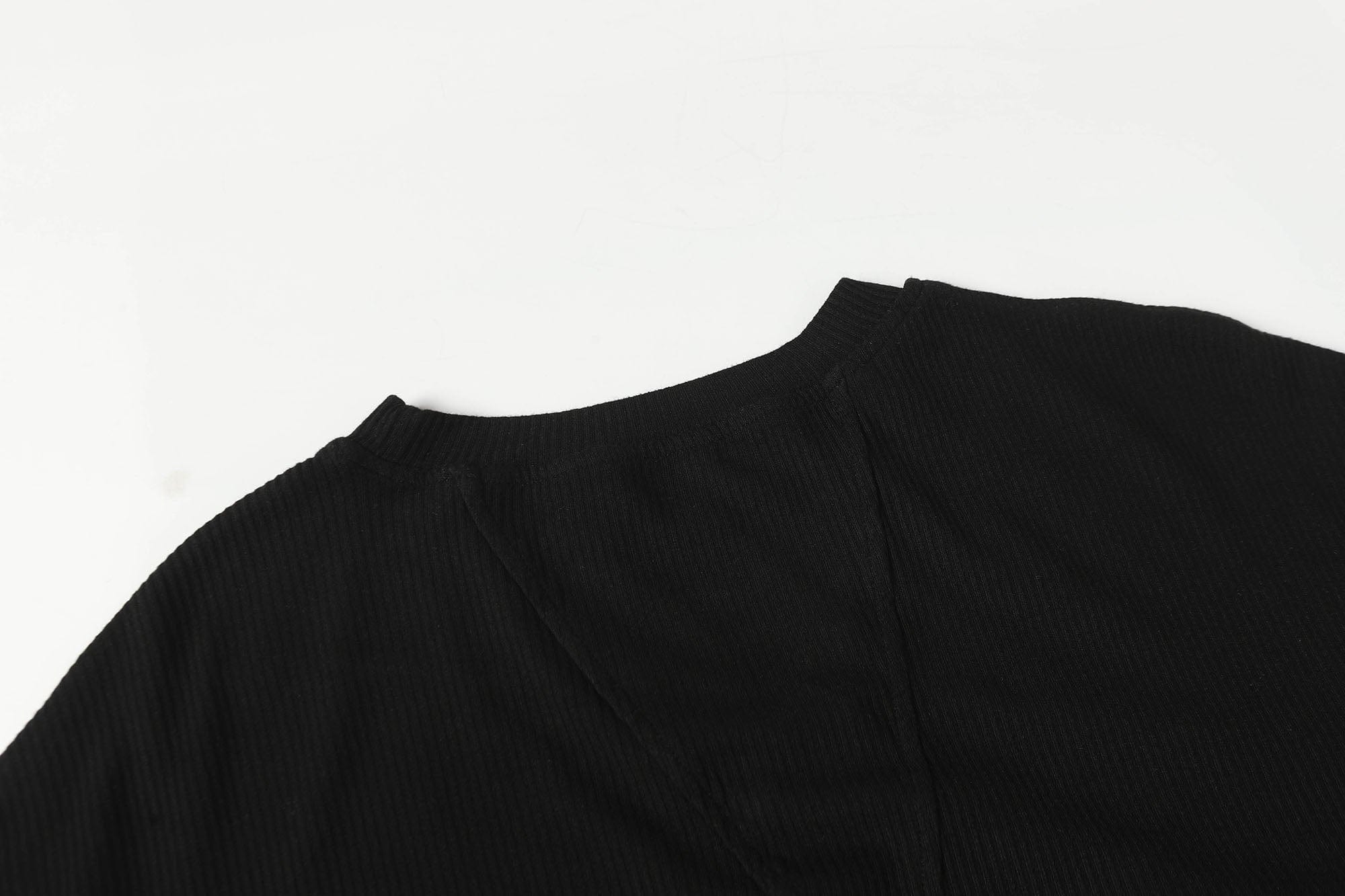 CLP Asymmetrical Spliced Slim Fit Long-Sleeve Tee