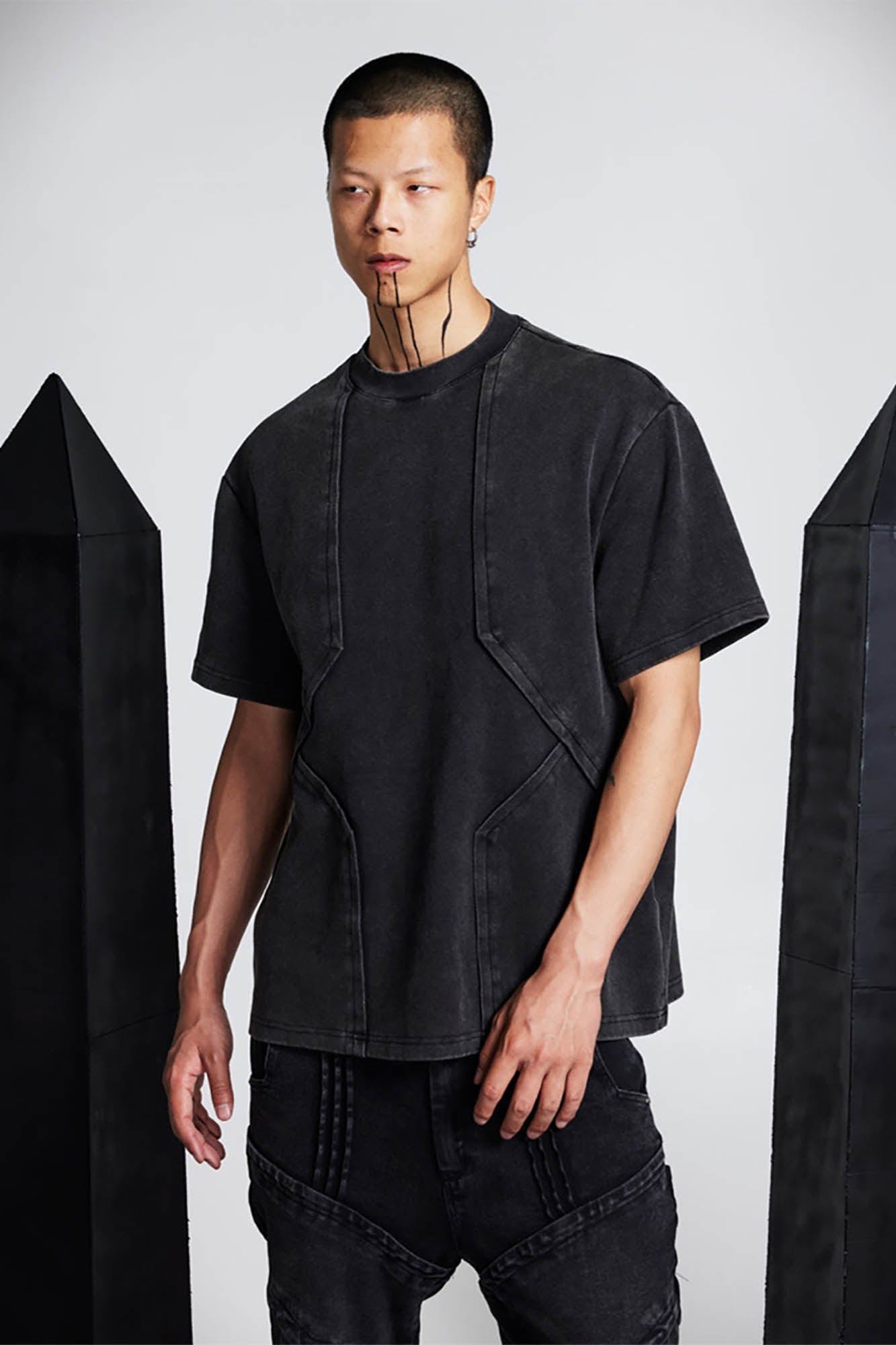 SSIN7 Washed Armor-Panel T-Shirt