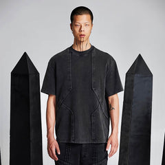 SSIN7 Washed Armor-Panel T-Shirt